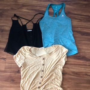 Lot of casual tops